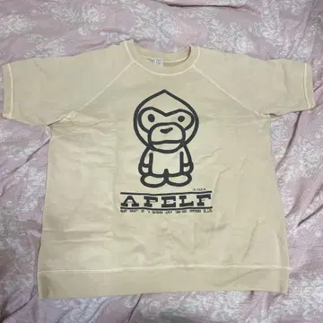 AAPE 캐릭터 트레이닝복 T셔츠 L 사이즈