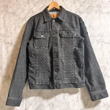 LAD MUSICIANS 라드 뮤지션 데님 자켓 뜨개질