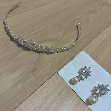 브라이덜 귀찌 티아라
