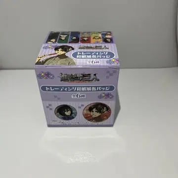 진격의 거인 엔니치 팝업 와시풍 캔뱃지 박스