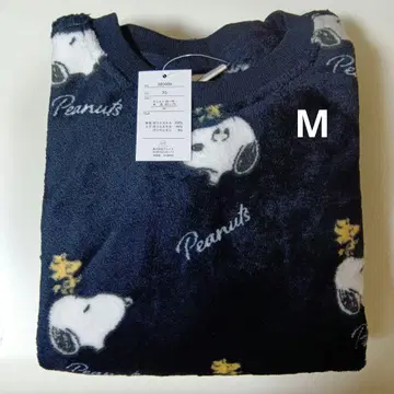 SNOOPY PEANUTS 긴팔 남성용 룸웨어 네이비 네이비 컬러 M