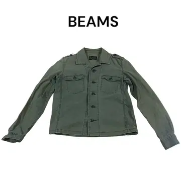 BEAMS 아우터 자켓 카키 밀리터리