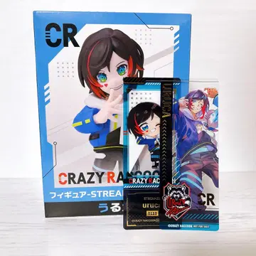 GIGO 한정판 CrazyRaccoon 피규어 클리어 책갈피 우루카