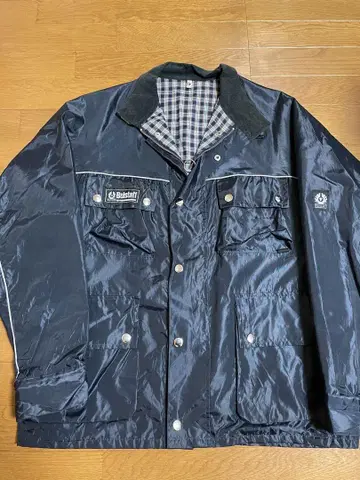 Belstaff  나일론 모터사이클 자켓 네이비