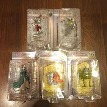 [ 새상품 ] 디즈니 100주년 플라티나 오너먼트 5개