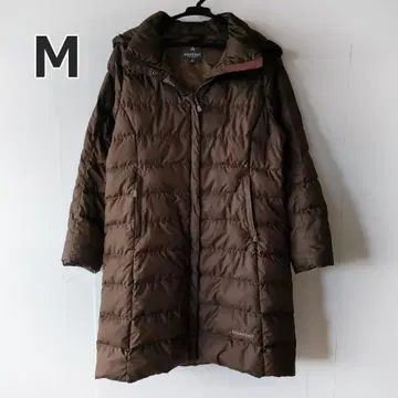 몽벨 다운 자켓 트래블 다운 롱 코트 브라운 여성용