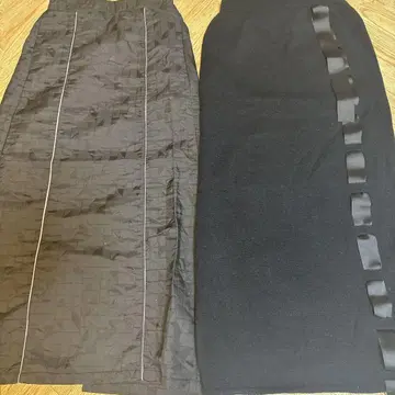 택 포함 새상품 롱 스커트 2점