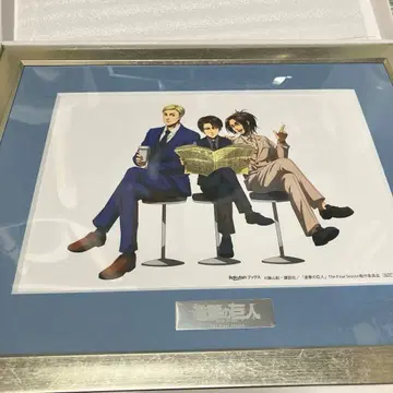 진격의 거인 Blu-Ray 구매 혜택 간부조 사진 프레임 포함 비주얼