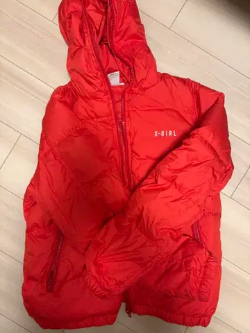 X-GIRL 다운 자켓 사이즈 2 레드