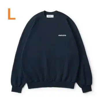 everyone original logo crew sweat (NAVY)