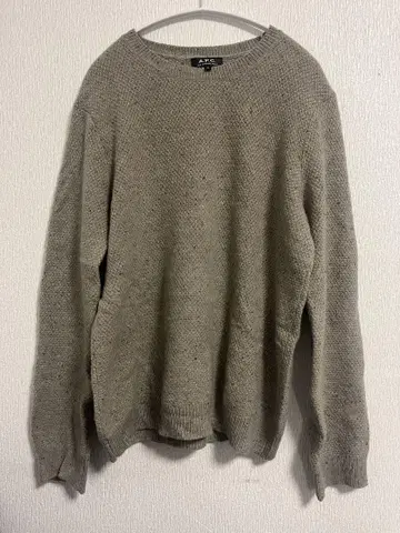 A.P.C. 베이지 니트 스웨터 M