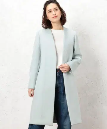 그린 라벨 릴랙싱 노라펠 코트 민트