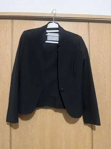 노카라 자켓 블랙
