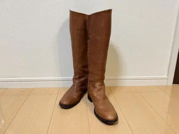 SAYA 사야 천연 가죽 자키 부츠 승마 부츠 23.5cm