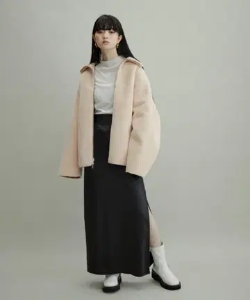 2way 페이크 무스탕 숏코트