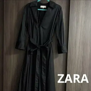 ZARA 블랙 셔츠 원피스 긴팔