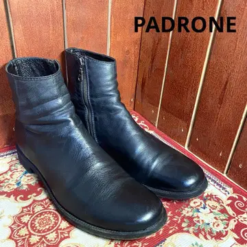 PADRONE 사이드 지퍼 부츠 블랙 42