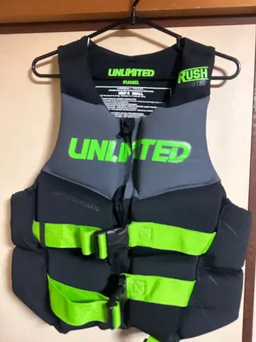 무료배송! 컨디션 최상! UNLIMITED RUSH 구명 조끼 S