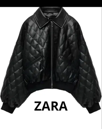 ZARA 가죽 느낌 숏 자켓