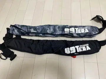 89TERA 자동 팽창식 구명 조끼 2개 세트 벚꽃 마크 있음 타입 A