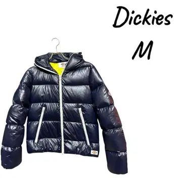 [ 새상품급 ] Dickies 후드 부착 다운 자켓 M 네이비