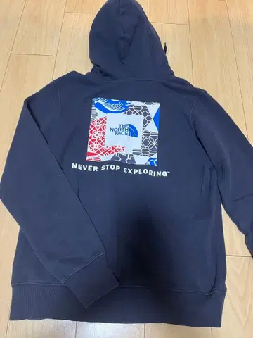 THE NORTH FACE 네이비 후드티 S