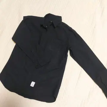 AZUL by moussy 블랙 긴팔 셔츠 남성용 S