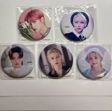 Stray Kids 스키즈 필릭스 캔뱃지 묶음 판매 5개 세트