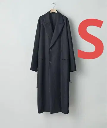 ssstein Maxi Length Peaked Lapel Coat