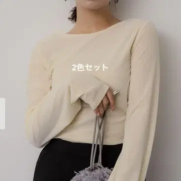 시어 벨로아 T셔츠 롱티 시어 SENSE OF PLACE 2장 세트