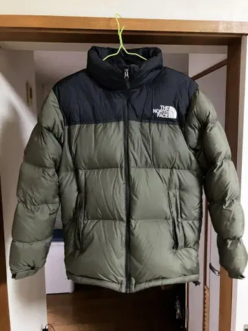 THE NORTH FACE 다운 자켓 올리브 그린/블랙 XL