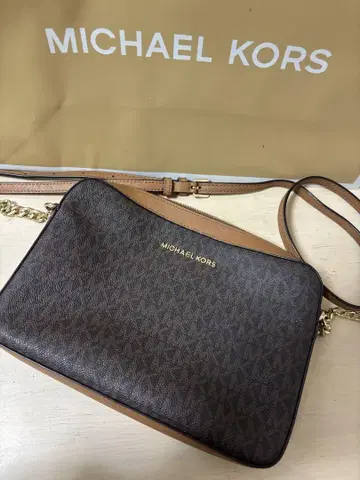 MICHAEL KORS 숄더백 브라운/베이지