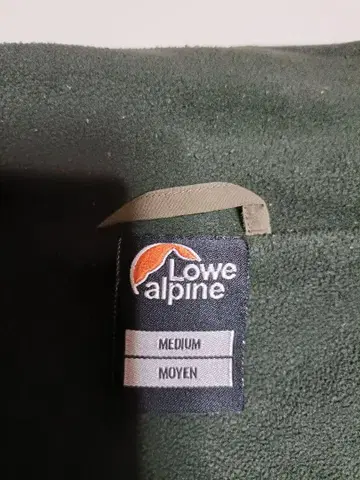 Lowe alpine 플리스 자켓 M 사이즈