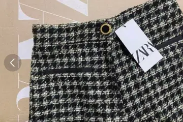 ZARA 텍스처 트위드 팬츠 사이즈 XS
