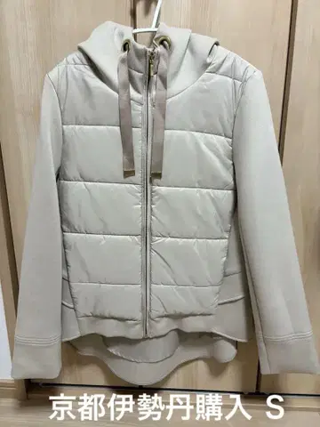 New mode 베이지 후드 부착 점퍼 S 사이즈