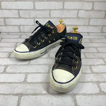 컨버스 로우컷 데님 스니커즈 블랙골드 25cm