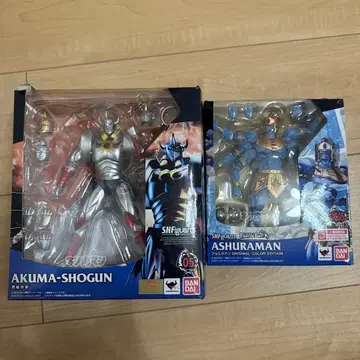 s.h.figuarts 아슈라맨과 악마 장군의 세트