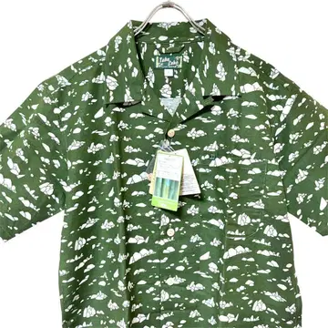 [새상품] 몽벨 대나무 섬유 셔츠 TAKE로하 암 디자인 L 사이즈