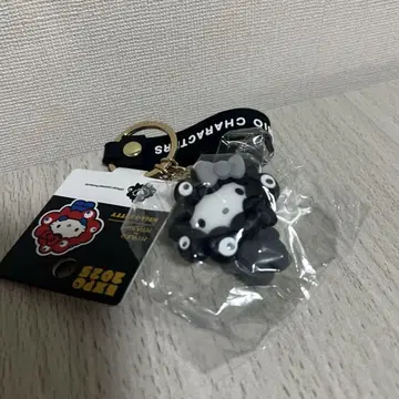 블랙 미야쿠미야쿠 코스프레 키링 헬로키티 새상품