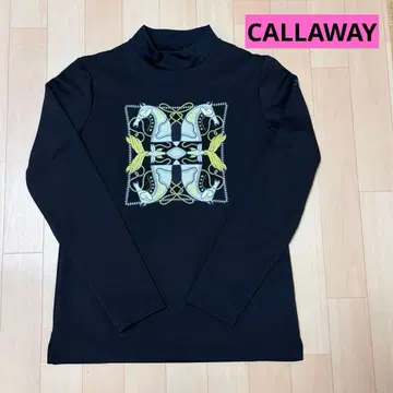 [새상품급] Callaway 캘러웨이 모크넥 긴팔 셔츠 블랙 L