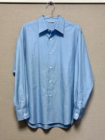 25SS AURALEE WASHED FINX TWILL SHIRT