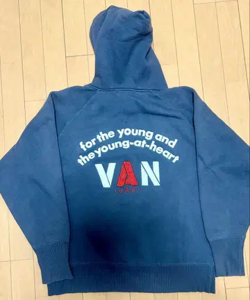 VAN JACKET 자켓 백 프린트 자수 로고 L 풀오버