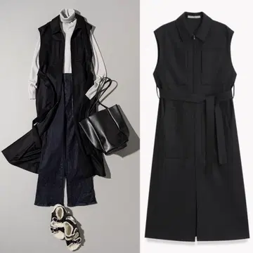 theory luxe 2WAY 롱 베스트 롱 원피스