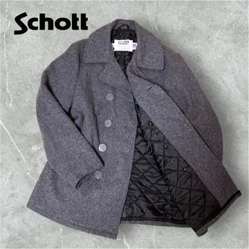 SCHOTT 샷 P 코트 740N 충전솜 퀼팅 울 USA제