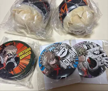 바쿠고 카츠키 모찌모찌 마스코트 코스튬 HERO'S 캔뱃지 캔메모 B