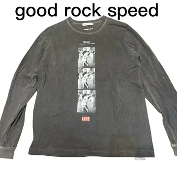good rock speedLIFE THE KISS 포토 프린트 긴팔