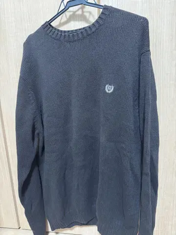 CHAPS 다크 브라운 챕 니트 L