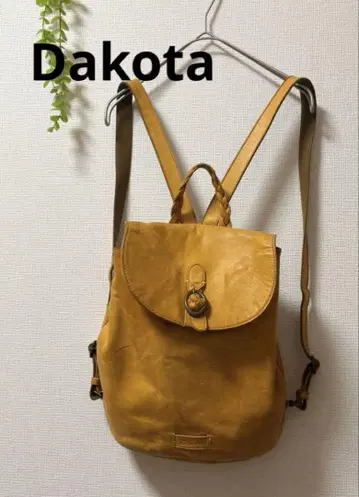 다코타 백팩 가죽 라이트 브라운 익명 배송