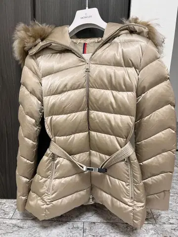 MONCLER 베이지 다운 자켓 사이즈 0