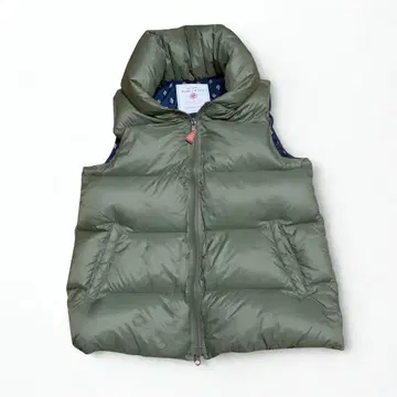 새상품급 Pual ce cin 올리브 그린 다운 베스트 프리 사이즈